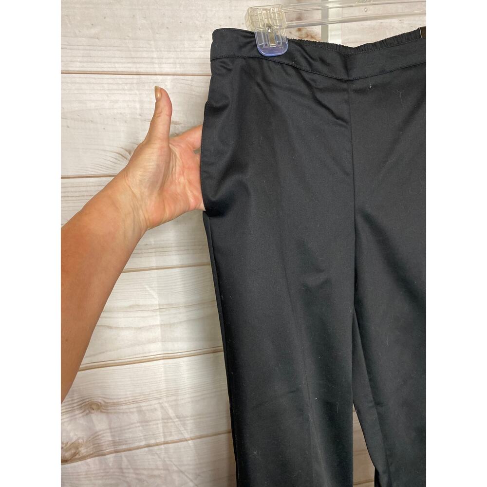 Brand New Alfred Dunner Women's Size 8P Black Classic Fit Dress Pants Trousers - Picture 2 of 5